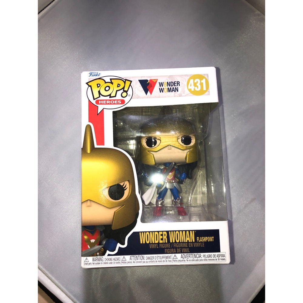 Funko Pop Heroes Wonder Woman Flashpoint 431 DC Comics Vinyl Figure